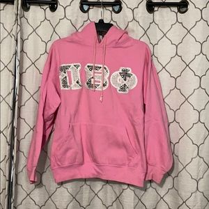 Light pink Pi Beta Phi hoodie